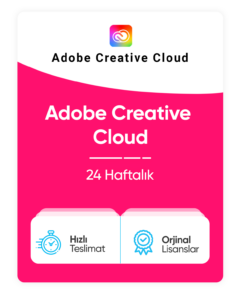 Adobe Creative Cloud – 24 Haftalık